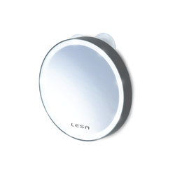 Reisspiegel voor slechtzienden. Vorzien van LED verlichting en vergroot 10X