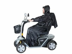 Regencape XL - scootmobiel zwart