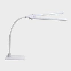 Duo Tafel/bureaulamp met voet. Instelbare LED VERLICHTING