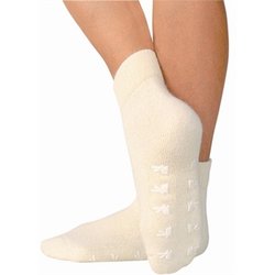 Bedsokken angora, met anti-slip