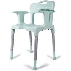 Douchestoel hoogte instelbaar met anti-slipdoppen