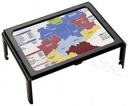 Bladzijdeloep met poortjes. Vergroot 1.5X