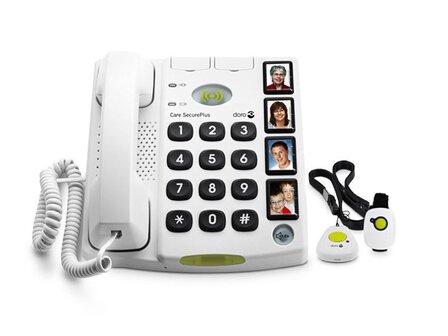 Huistelefoon Doro SP 347, fotoherkenning en alarmzender/snoer