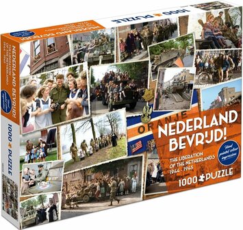 Legpuzzel Nederland bevrijd. 