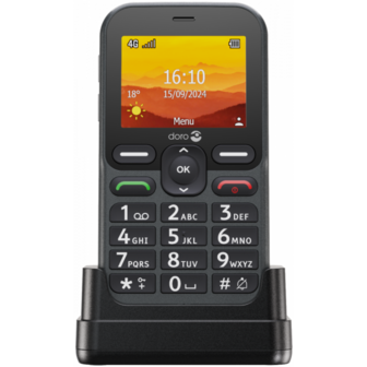 Doro L10 Seniorentelefoon mobiel zwart
