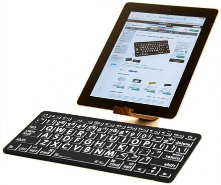 Grootletter toetsenbord speciaal voor mensen met een visuele beperking