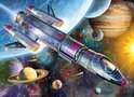 Legpuzzel 100-XXL- Missie in de ruimte
