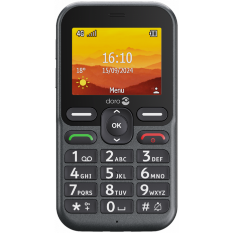 Doro L10 Seniorentelefoon mobiel zwart