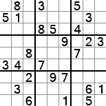 Sudoku 2 of 3 sterren