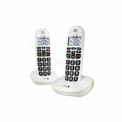 Doro 110 - DECT-duo-telefoon-sprekende cijfertoetsen