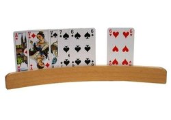 Kaarthouder hout, 50 cm